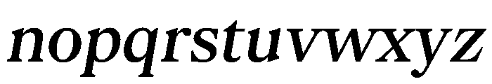 BSMilkshakeText BookItalic Instance Font LOWERCASE