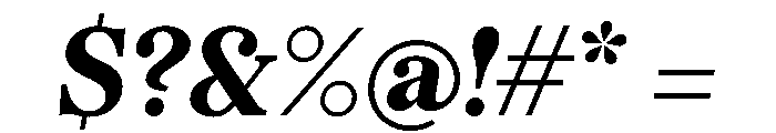 BSMilkshakeText ExtraboldItalic Instance Font OTHER CHARS