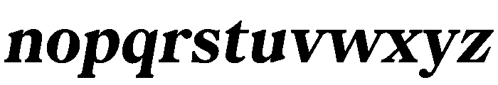 BSMilkshakeText ExtraboldItalic Instance Font LOWERCASE