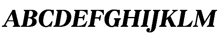 BSMilkshakeText HeavyItalic Instance Font UPPERCASE