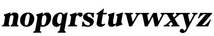 BSMilkshakeText HeavyItalic Instance Font LOWERCASE