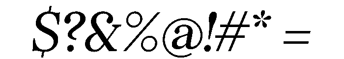 BSMilkshakeText Italic Instance Font OTHER CHARS