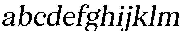 BSMilkshakeText Italic Instance FONT