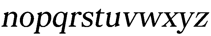 BSMilkshakeText Italic Instance Font LOWERCASE