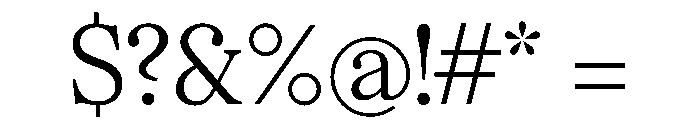 BSMilkshakeText Light Instance Font OTHER CHARS