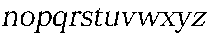 BSMilkshakeText LightItalic Instance Font LOWERCASE