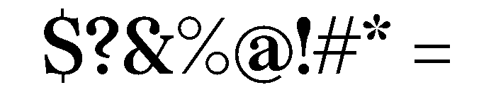 BSMilkshakeText Medium Instance Font OTHER CHARS