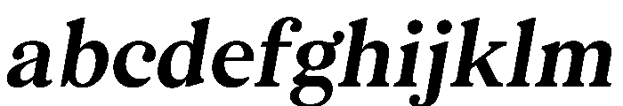 BSMilkshakeText SemiboldItalic Instance FONT