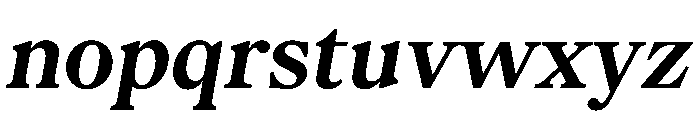 BSMilkshakeText SemiboldItalic Instance Font LOWERCASE