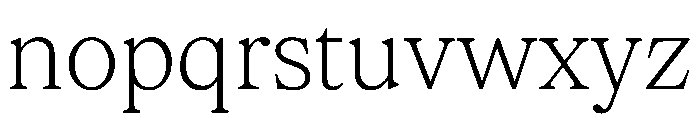 BSMilkshakeText Thin Instance Font LOWERCASE