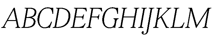 BSMilkshakeText ThinItalic Instance Font UPPERCASE