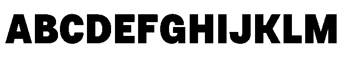BSNotion Black Instance Font UPPERCASE