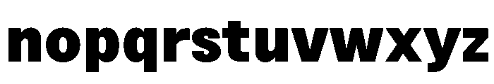 BSNotion Black Instance Font LOWERCASE