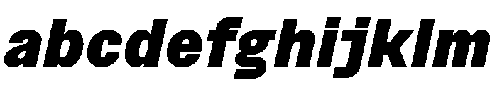 BSNotion BlackItalic FONT