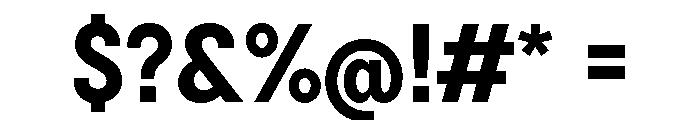 BSNotion Bold Font OTHER CHARS
