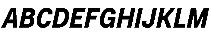 BSNotion BoldItalic Instance Font UPPERCASE