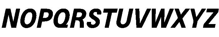 BSNotion BoldItalic Instance Font UPPERCASE