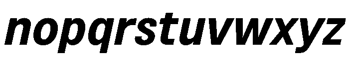 BSNotion BoldItalic Instance Font LOWERCASE