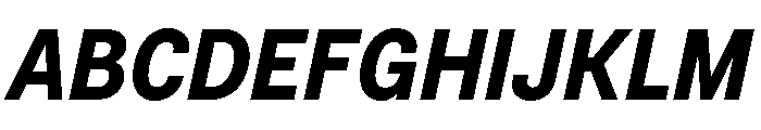 BSNotion BoldItalic Font UPPERCASE