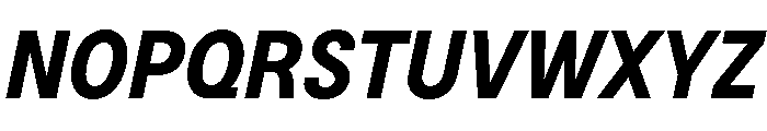BSNotion BoldItalic Font UPPERCASE