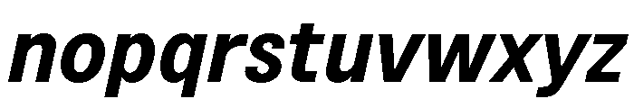 BSNotion BoldItalic Font LOWERCASE