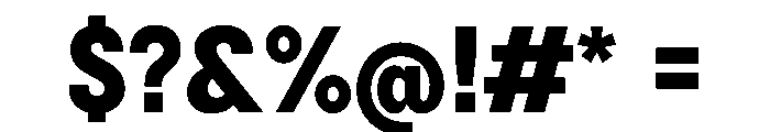 BSNotion Extrabold Instance Font OTHER CHARS