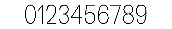 BSNotion Extralight Instance Font OTHER CHARS