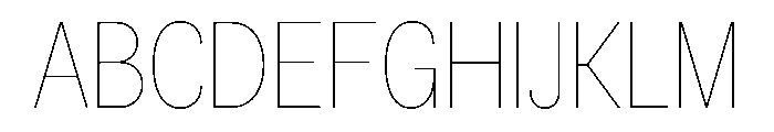BSNotion Hairline Instance Font UPPERCASE
