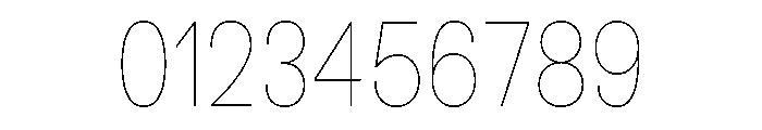 BSNotion Hairline Font OTHER CHARS