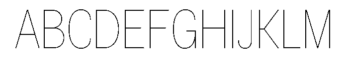 BSNotion Hairline Font UPPERCASE