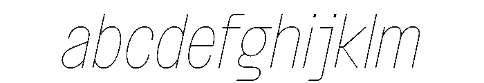 BSNotion HairlineItalic FONT