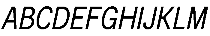 BSNotion Italic Instance Font UPPERCASE