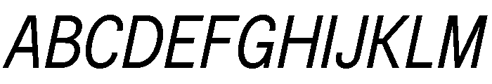 BSNotion Italic Font UPPERCASE