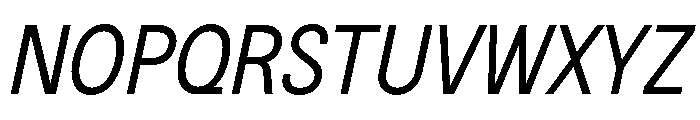 BSNotion Italic Font UPPERCASE