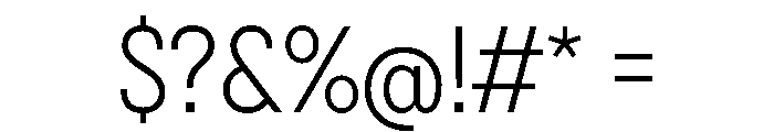 BSNotion Light Font OTHER CHARS
