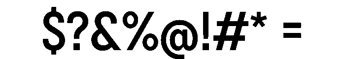 BSNotion Medium Instance Font OTHER CHARS