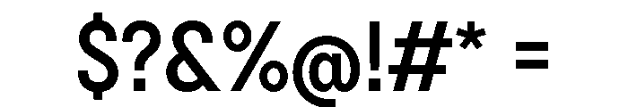 BSNotion Medium Font OTHER CHARS