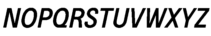 BSNotion MediumItalic Instance Font UPPERCASE