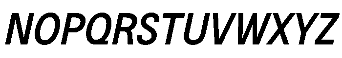 BSNotion MediumItalic Font UPPERCASE