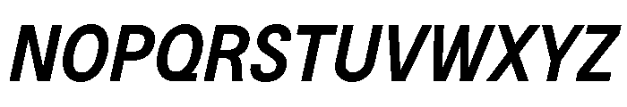 BSNotion SemiboldItalic Font UPPERCASE