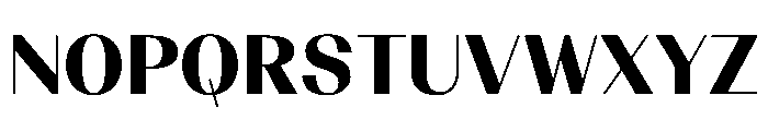 BSResortClassic Black Instance Font UPPERCASE
