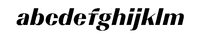 BSResortClassic BlackItalic Instance FONT