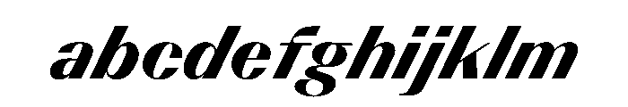 BSResortClassic BlackSuperItalic Instance FONT