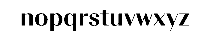 BSResortClassic Bold Instance Font LOWERCASE
