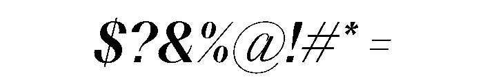 BSResortClassic BoldItalic Instance Font OTHER CHARS