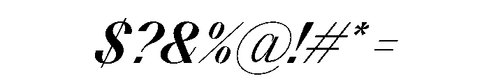 BSResortClassic BoldSuperItalic Instance Font OTHER CHARS