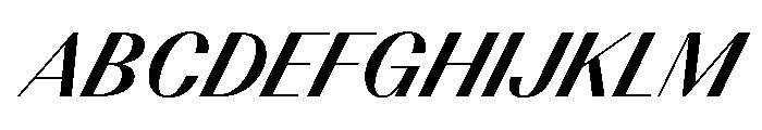BSResortClassic BoldSuperItalic Instance Font UPPERCASE