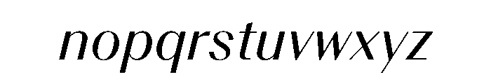BSResortClassic BookItalic Instance Font LOWERCASE