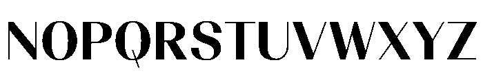BSResortClassic Extrabold Instance Font UPPERCASE