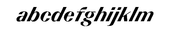 BSResortClassic ExtraboldSuperItalic Instance FONT